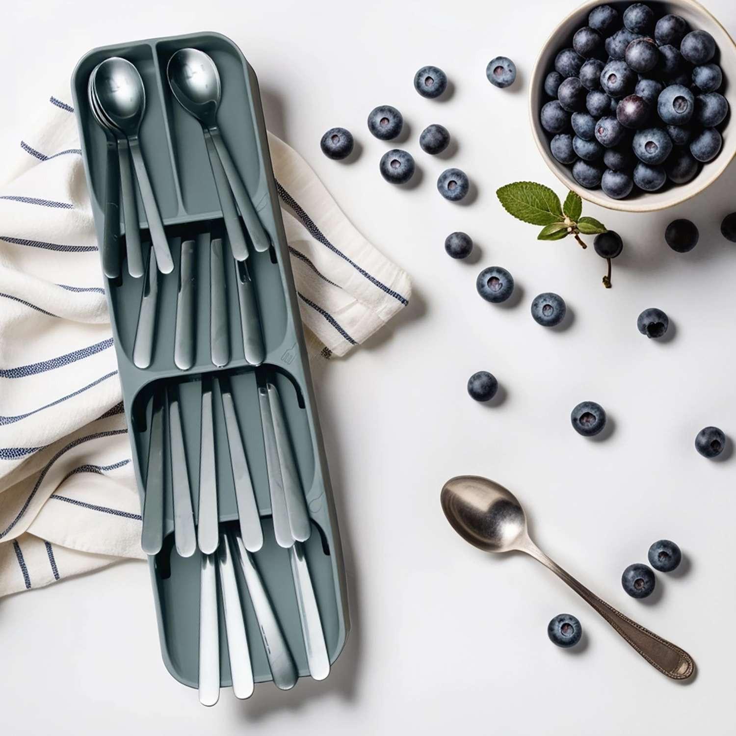 Intirilife Besteckkasten Schubladen Organizer aus Kunsstoff  