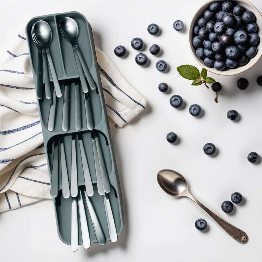 Intirilife Besteckkasten Schubladen Organizer aus Kunsstoff  