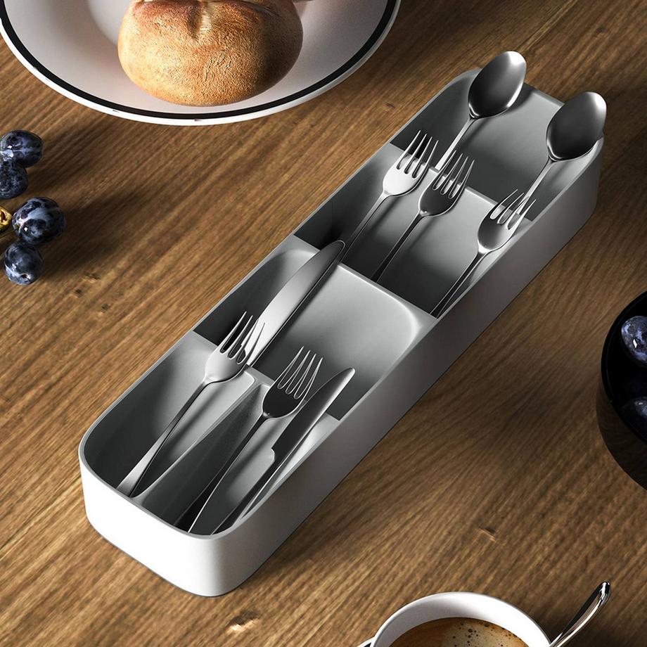 Intirilife Besteckkasten Schubladen Organizer aus Kunsstoff  