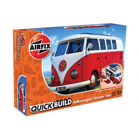 AIRFIX  Quickbuild VW Camper Van Rot (42Teile) 