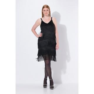Ulla Popken Ärmelloses Fransenkleid  