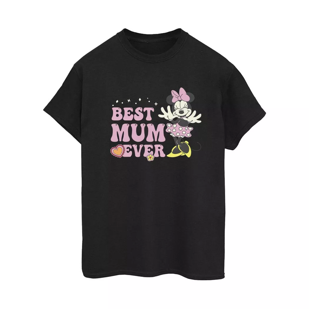 Disney - Best Mum Ever TShirt, für Damen, Schwarz, Größe XL