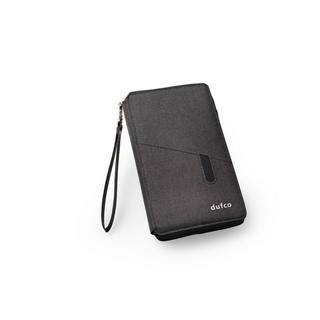 dufco by styro Reisemappe mit Powerbank 4000 mAh "Smart Organizers", anthrazit mit dufco Logo, 14x24.2x2.8cm  