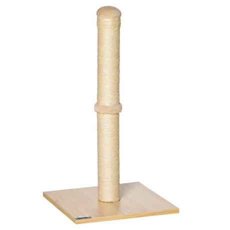 Northio  Tiragraffi Tiragraffi In Sisal Per Gatti, Stabile, Con Palla, 60 Cm, Truciolare, Beige+Rovere 
