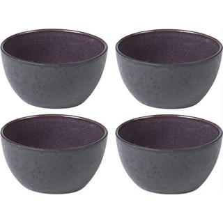 Bitz Schale 14cm schwarz/violett 4 Stk., 14cm Durchmesser, Stoneware  