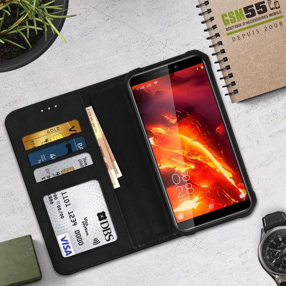 Avizar  Étui Oukitel WP5 / WP5 Pro Noir 