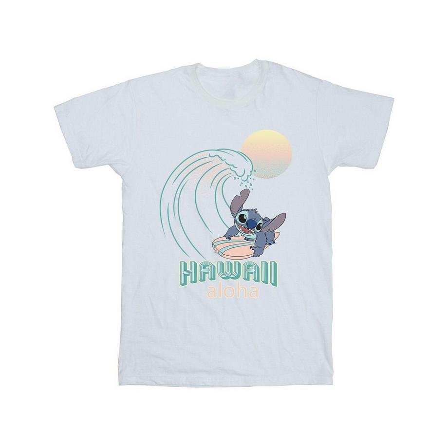 Disney Hawaii Aloha Stitch Surfing T-Shirt  