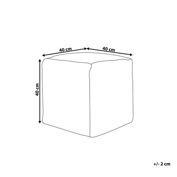 Beliani Pouf aus Baumwolle Modern HIRRI  