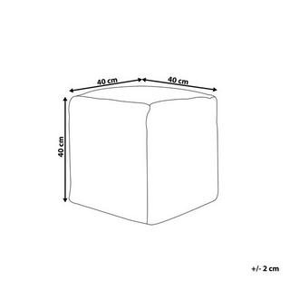 Beliani Pouf aus Baumwolle Modern HIRRI  