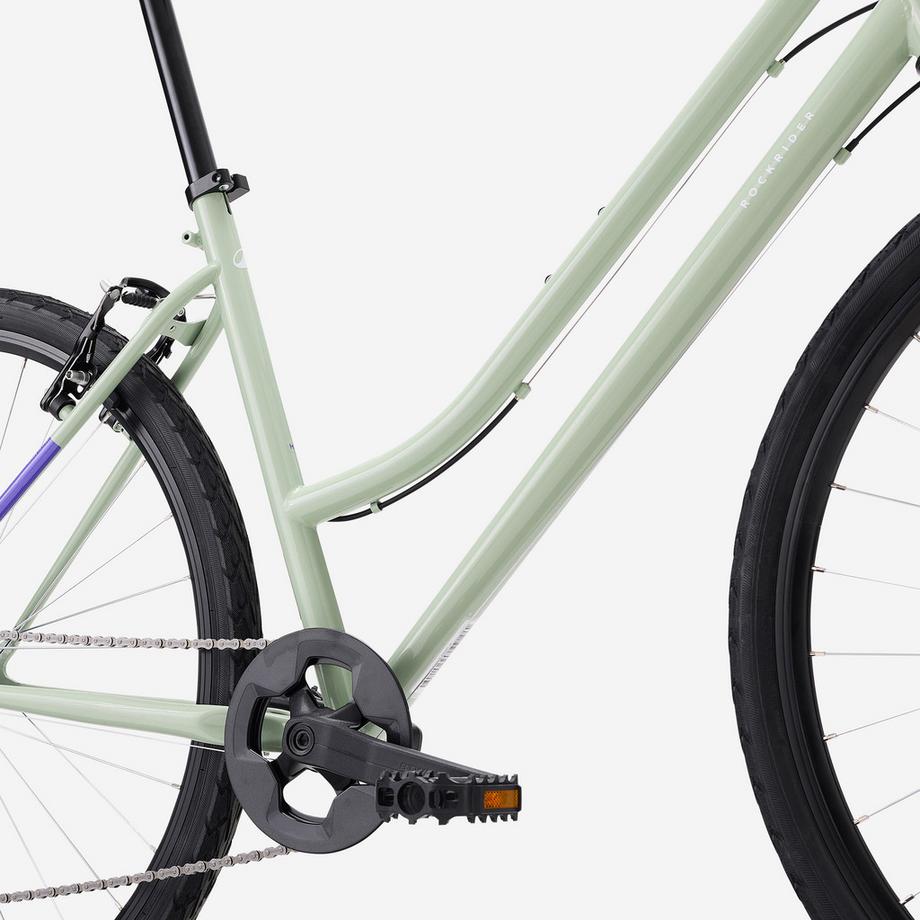 ROCKRIDER  Trekkingbike mit niedrigem Rahmen, EXPL 50 Grün 