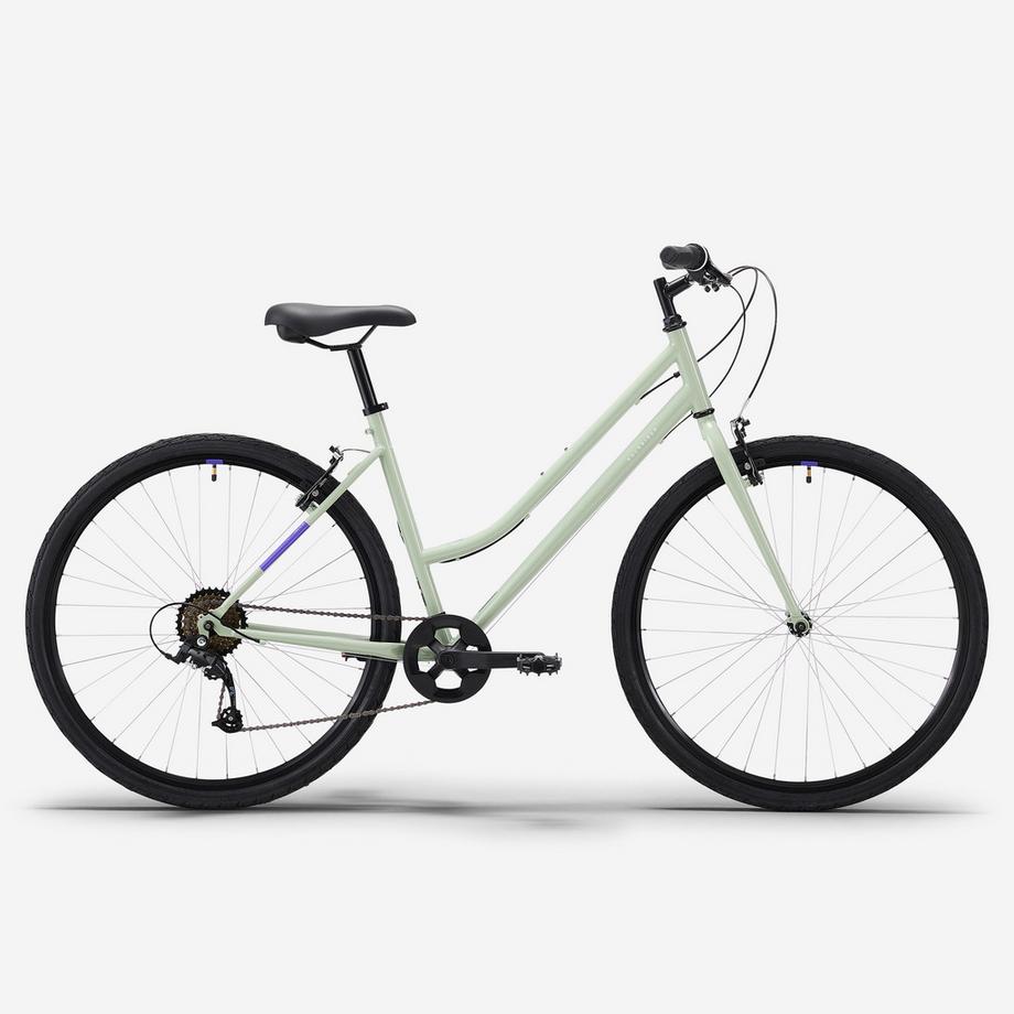 Trekkingbike mit niedrigem Rahmen, EXPL 50 Grün