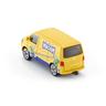 siku  1338, VW Transporter, Metall/Kunststoff, Blau, Öffenbare Heckklappe, Spielzeugauto für Kinder 