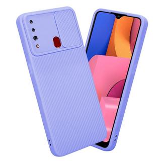 Cadorabo  Housse compatible avec Samsung Galaxy A20s - Coque de protection en silicone TPU flexible et avec protection pour appareil photo 