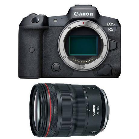 Canon  Kit Canon EOS R5 (RF 24-105 f/4L) (sans adaptateur) 
