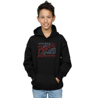 MARVEL  SpiderMan Great Responsibility Kapuzenpullover 