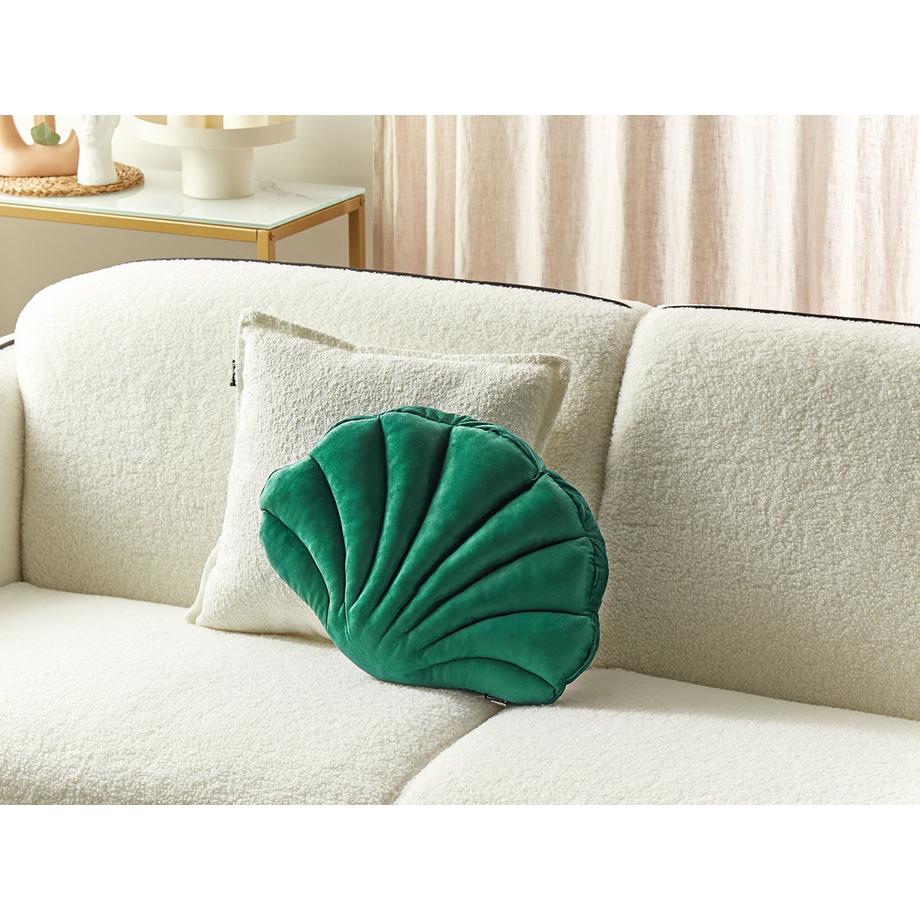 Beliani Coussin en Velours  CONSOLIDA  