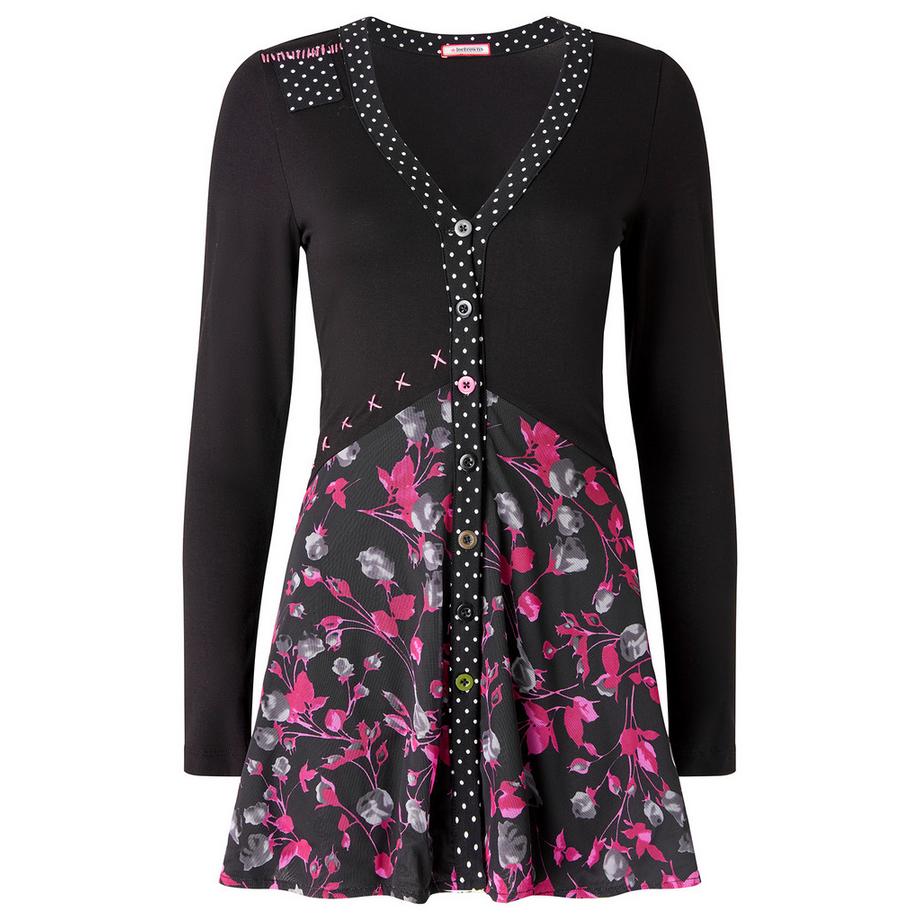 Joe Browns Jersey Mesh Tunika Blumenprint  