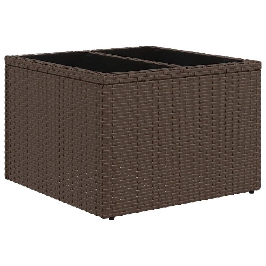 VidaXL Ensemble de canapés de jardin rotin synthétique  