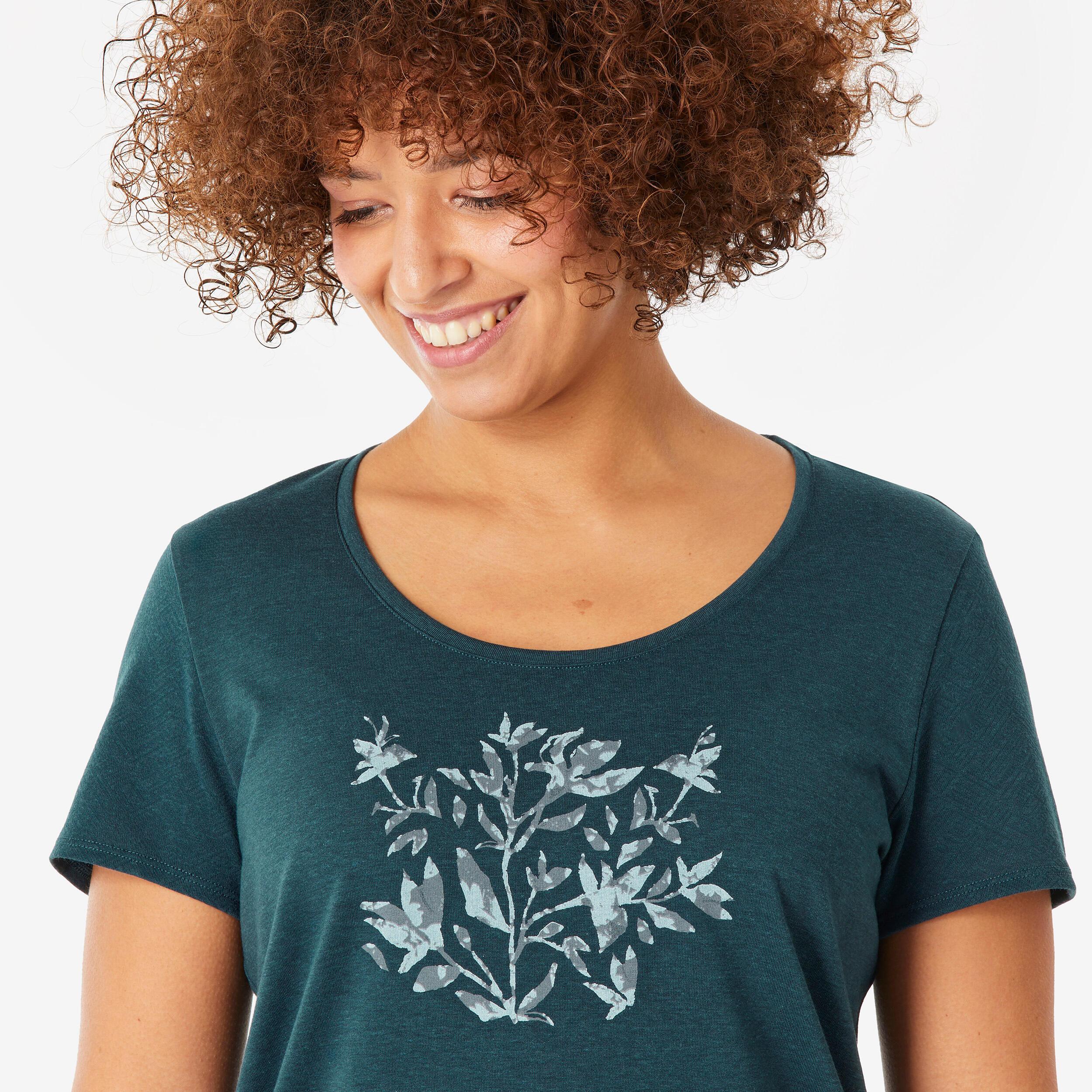 QUECHUA  Kurzarmshirt  Regular Fit Baumwolle 