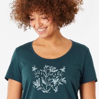 QUECHUA  Kurzarmshirt  Regular Fit Baumwolle 