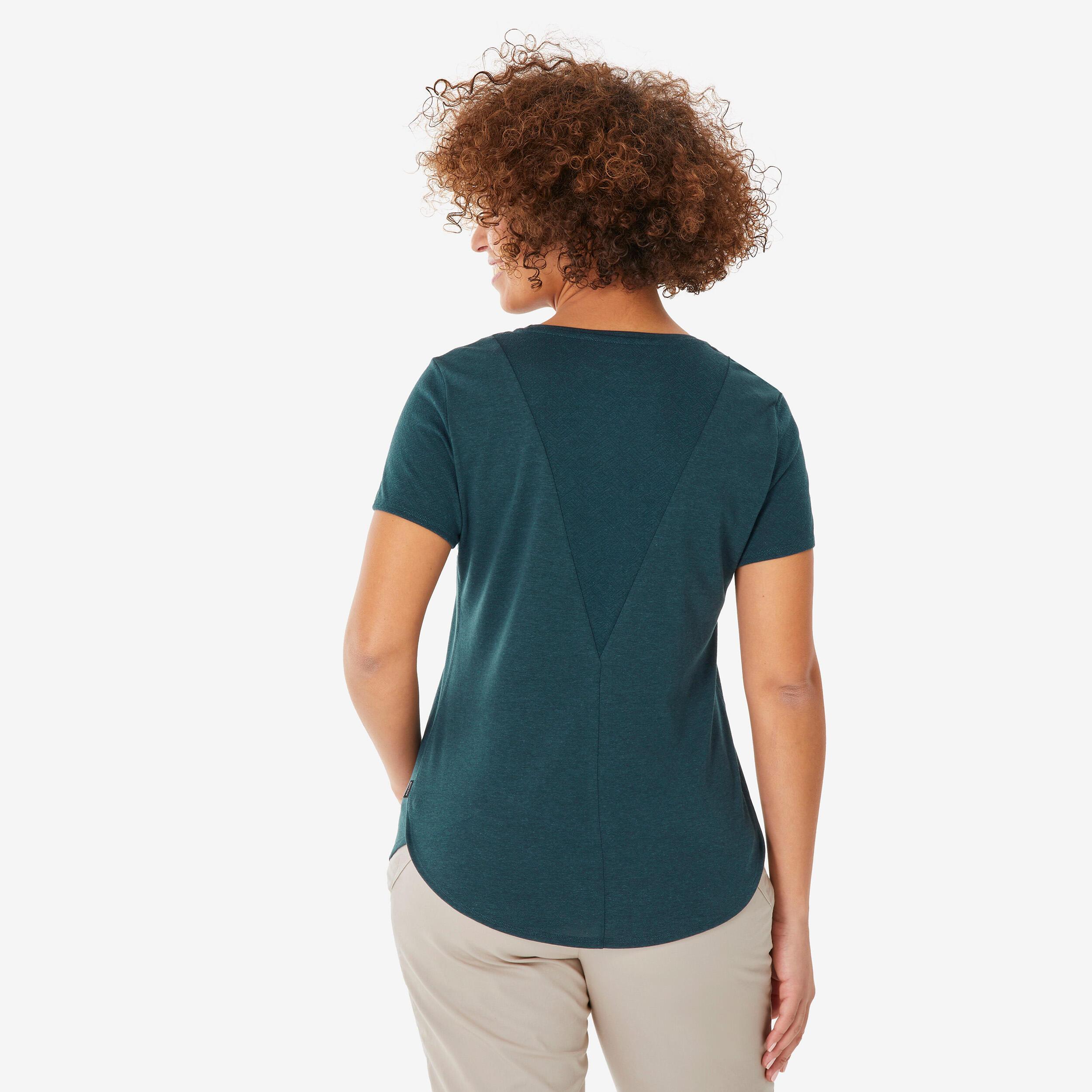 QUECHUA  Kurzarmshirt  Regular Fit Baumwolle 