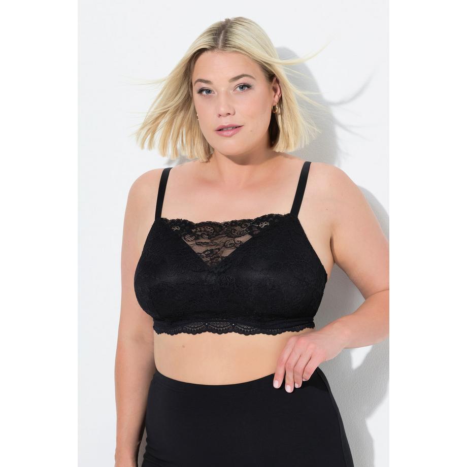 Ulla Popken Bralette Softcups Dentelle sans Armatures  