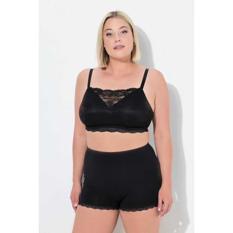 Ulla Popken Bralette Softcups Dentelle sans Armatures  