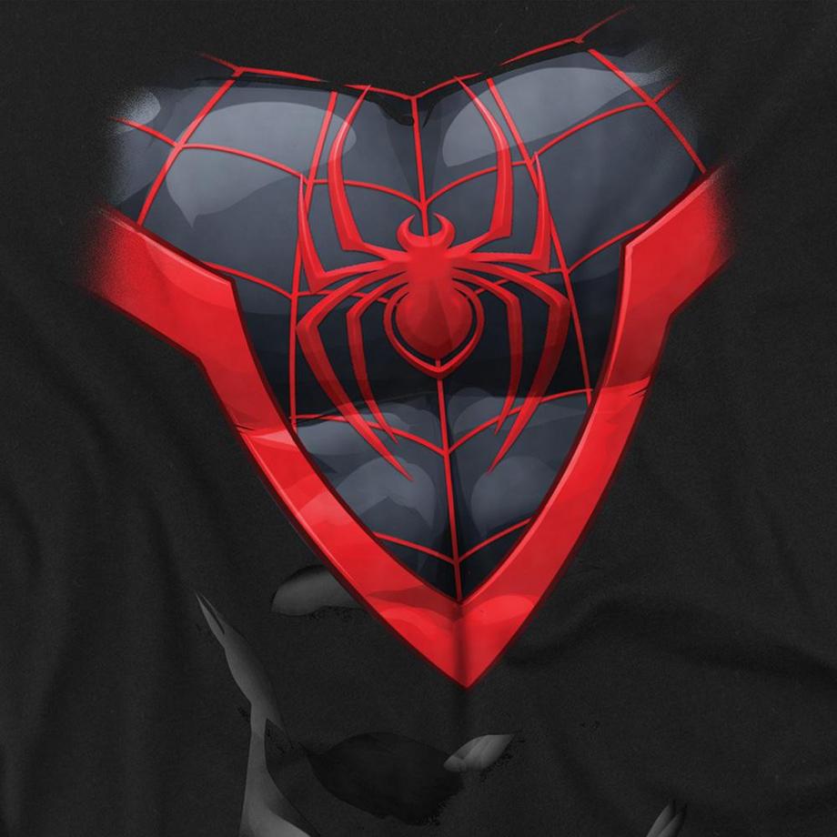 Spider-Man Miles Morales Kostüm Langarm T-Shirt  