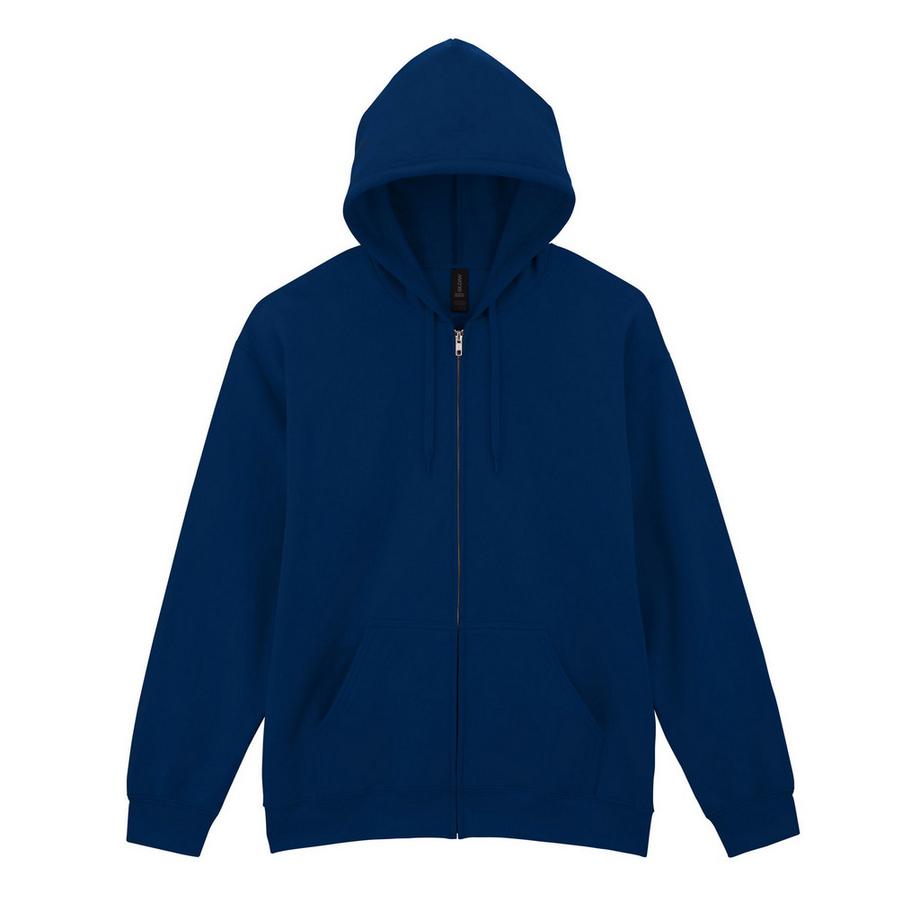 Softstyle Felpa Con Cappuccio E Zip Intera