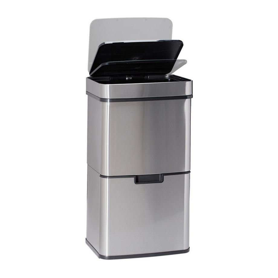 B2X Sistema di raccolta differenziata dei rifiuti a 3 scomparti con sensore  