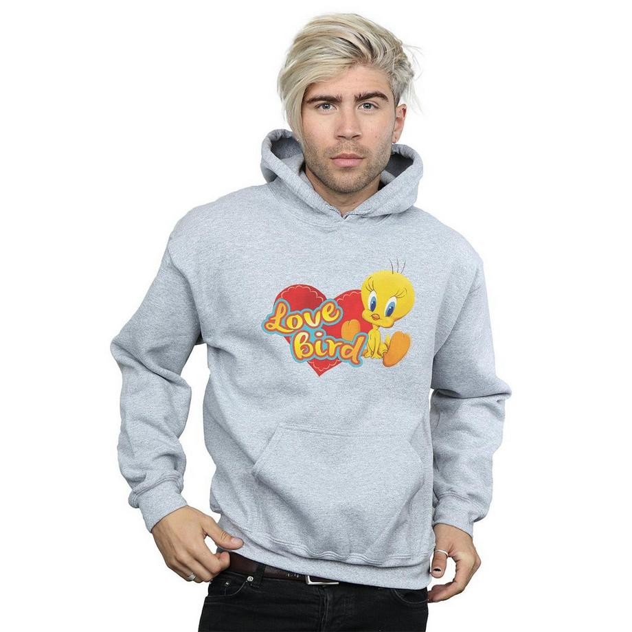 LOONEY TUNES Tweety Pie Valentine's Day Love Bird Felpa con Cappuccio  