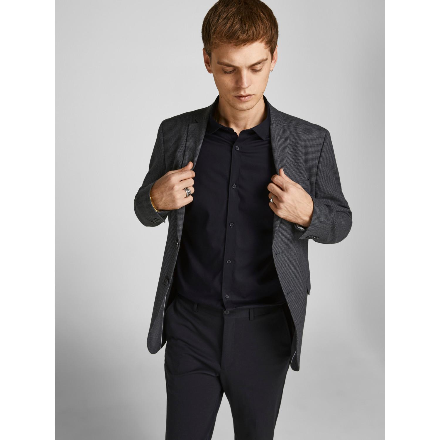JACK & JONES Jprblacardiff Camicia Business Maniche Lunghe Slim Fit  