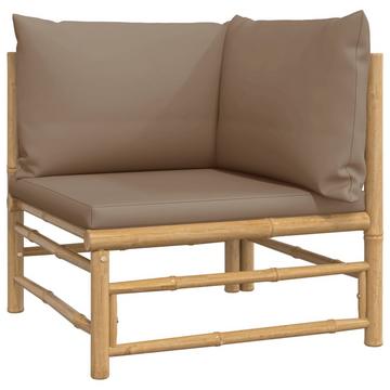 Garten ecksofa bambus