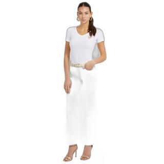 GUESS Mini Triangle V-Ausschnitt T-Shirt  