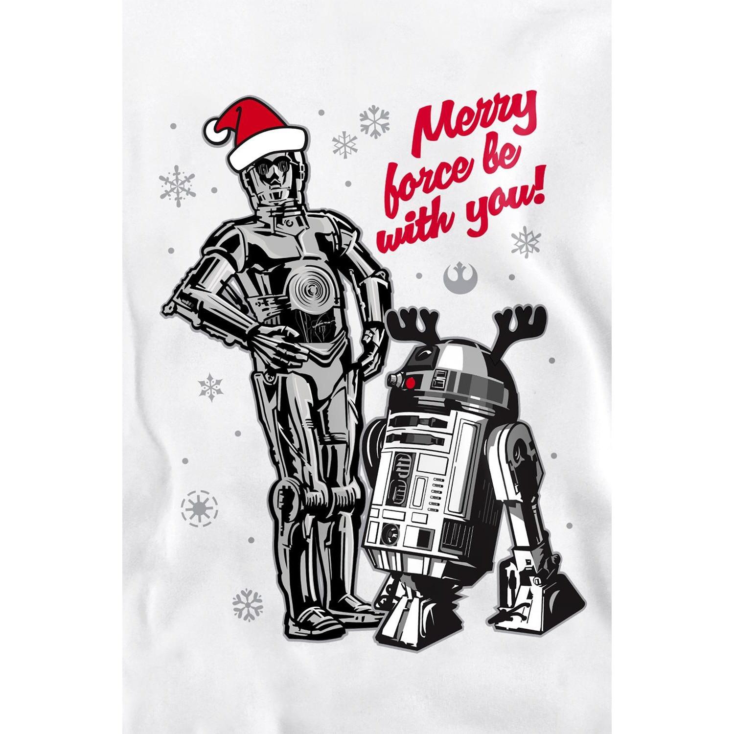 STAR WARS  Sweat MERRY CHRISTMAS DROIDS 