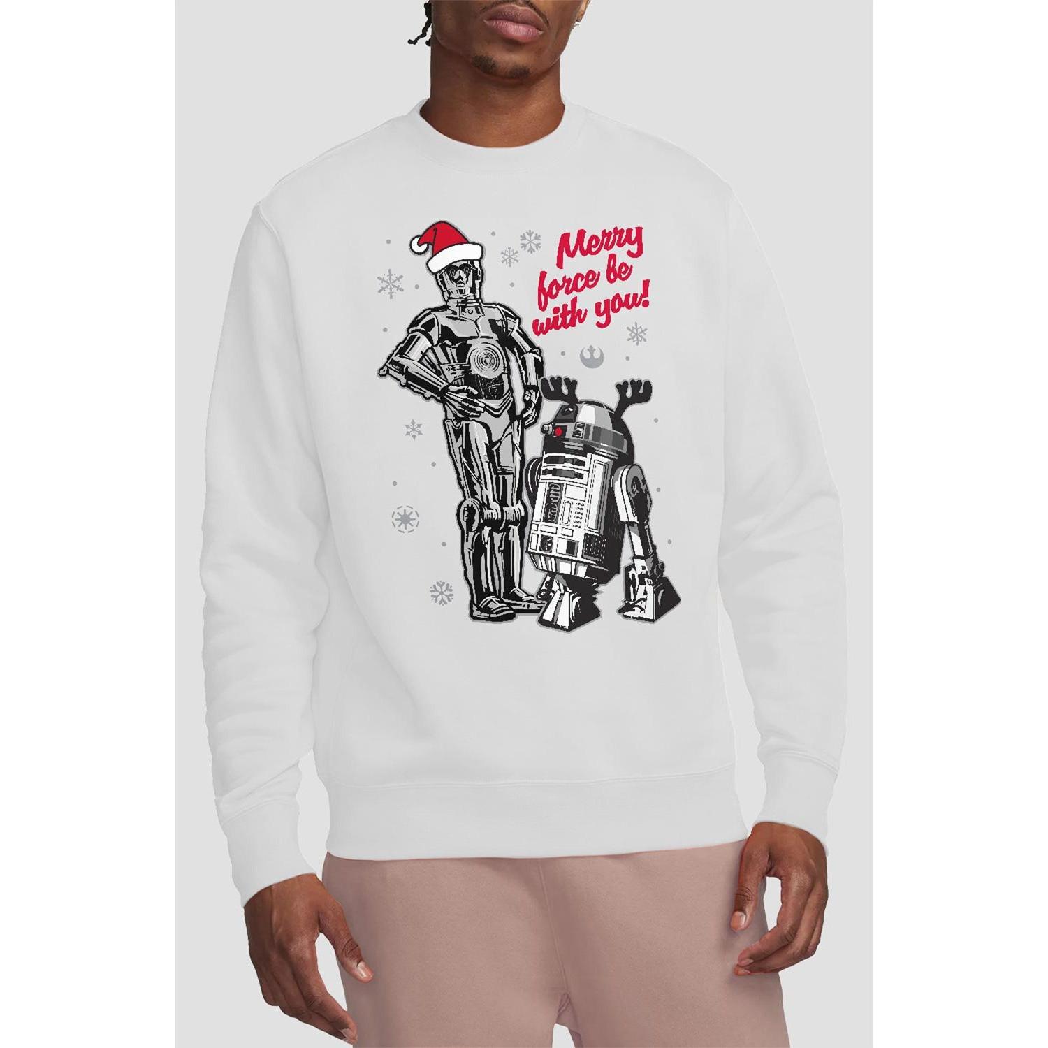 STAR WARS  Sweat MERRY CHRISTMAS DROIDS 