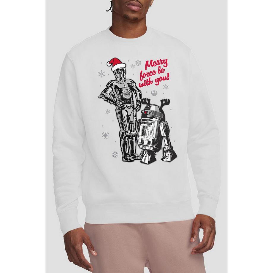 STAR WARS Merry Christmas Droids Sweatshirt  