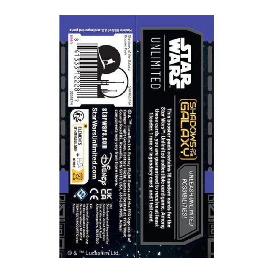 Disney Star Wars  Star Wars: Unlimited - Shadows of the Galaxy - Booster Pack - EN 