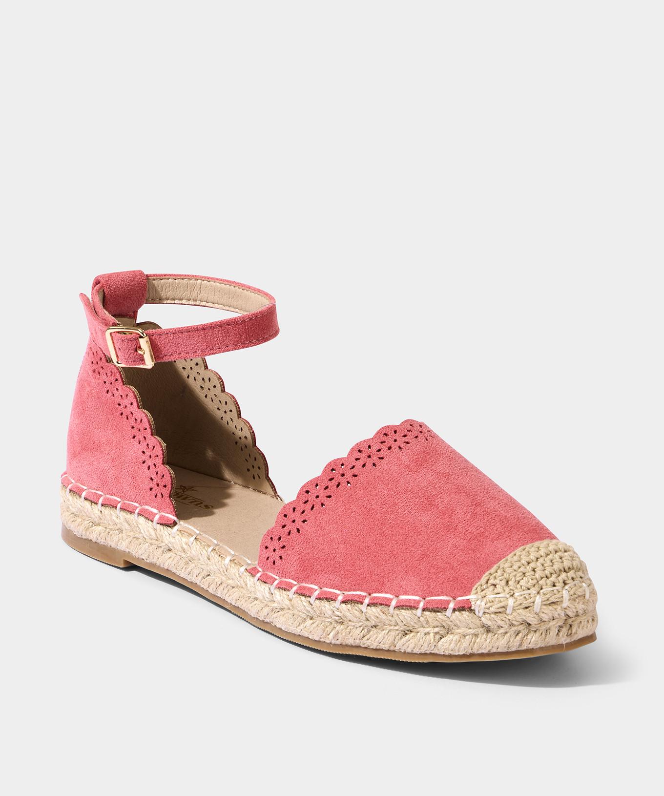 Joe Browns  Espadrille-Sandalen aus Microsuede mit Wellenkanten 