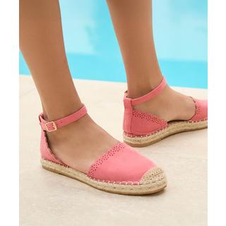 Joe Browns  Espadrille-Sandalen aus Microsuede mit Wellenkanten 