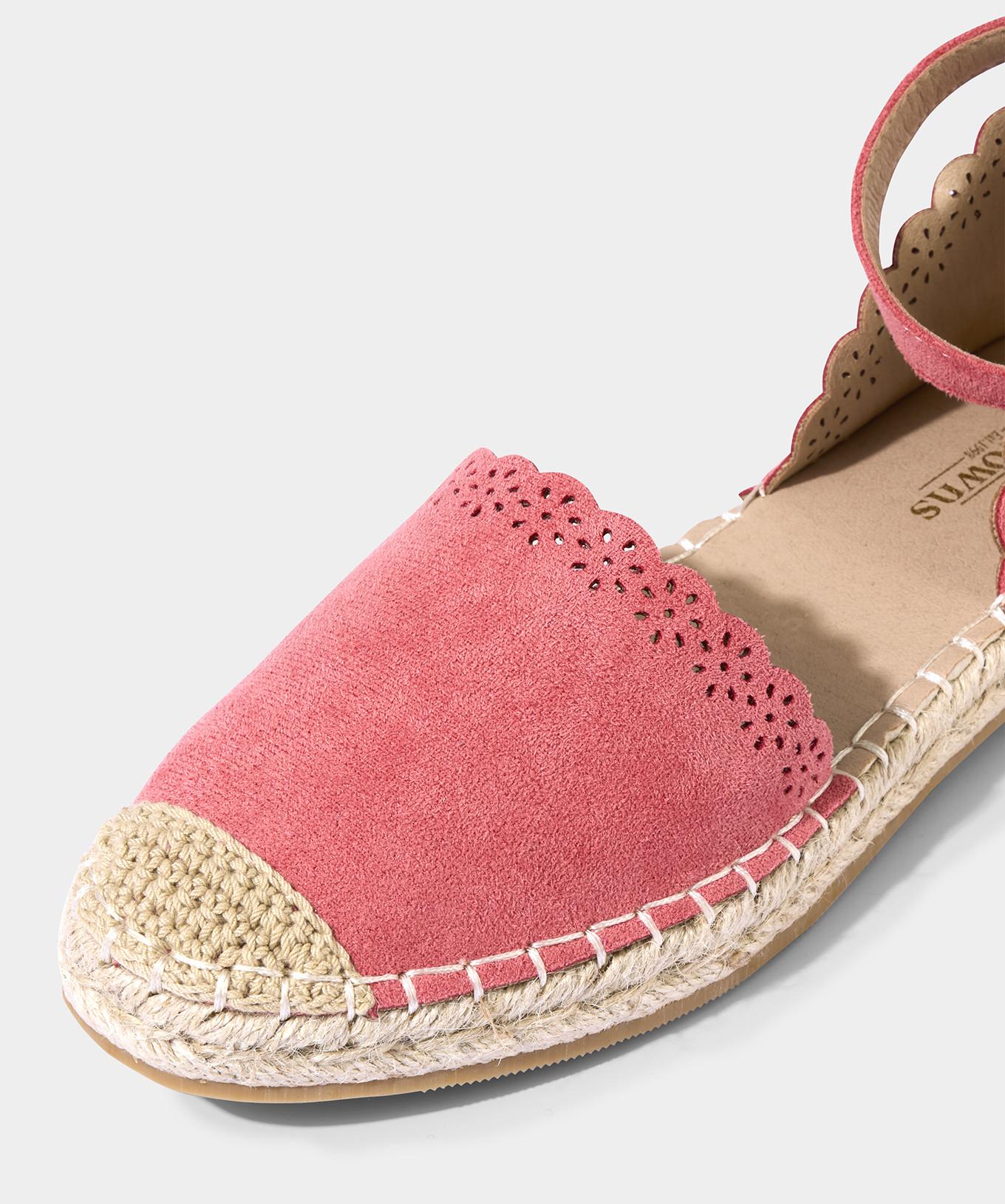 Joe Browns  Espadrille-Sandalen aus Microsuede mit Wellenkanten 