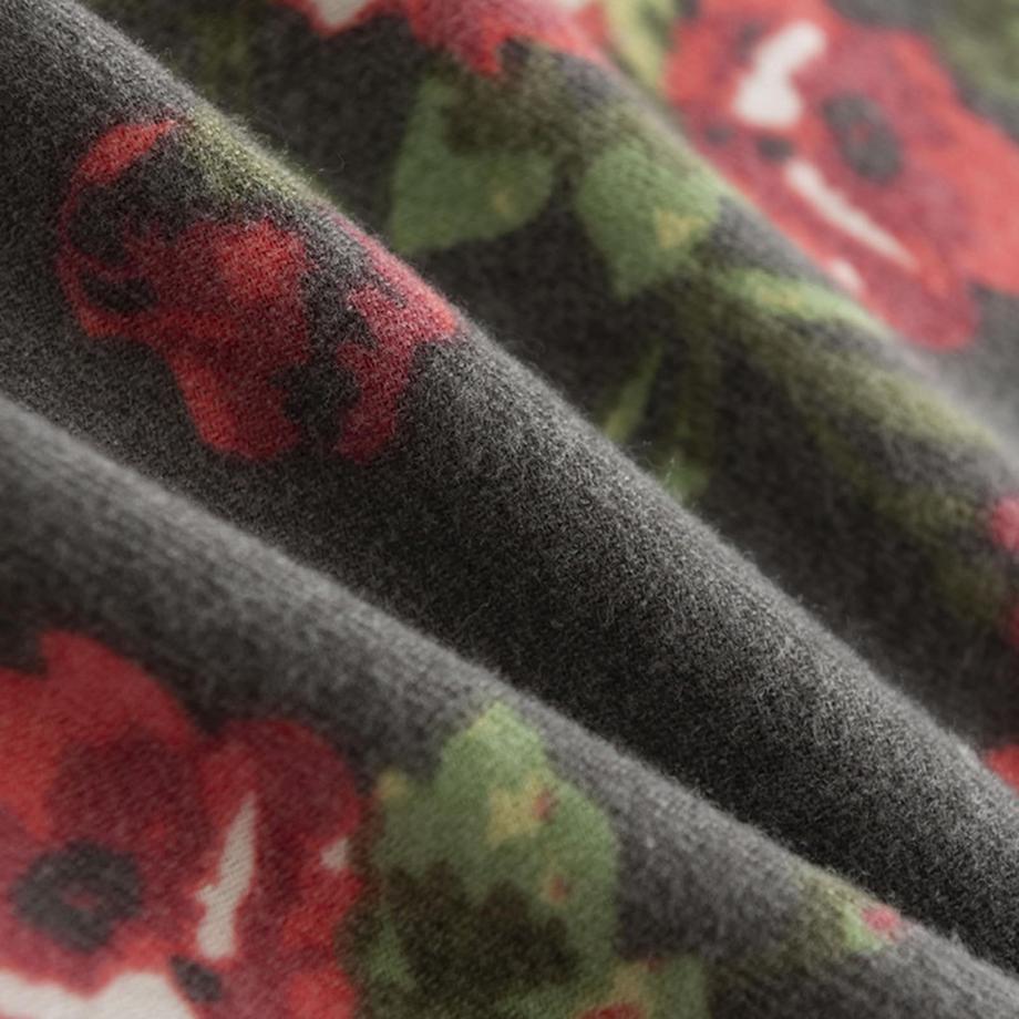 Only-bags.store Écharpe Longue Douce Chaude à Imprimé Floral  