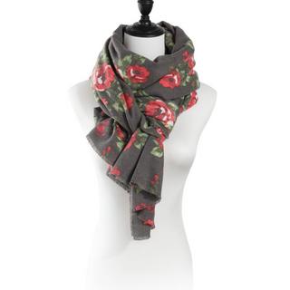 Only-bags.store Sciarpa Lunga Morbida Calda Stampa Floreale  