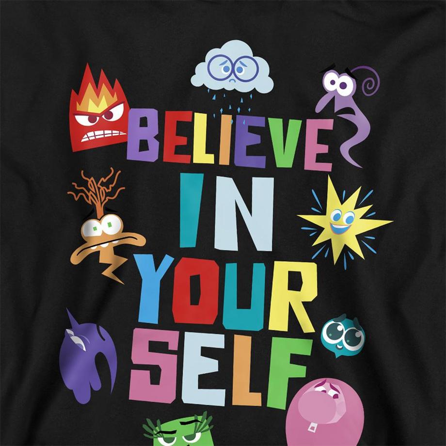 Inside Out  Sweat À Capuche Believe In Yourself 