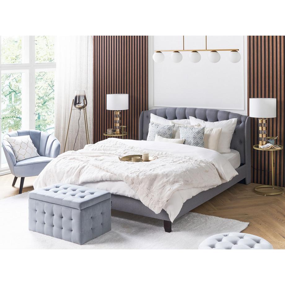 Beliani Glamouröse Chaab Polyester Kuscheldecke  