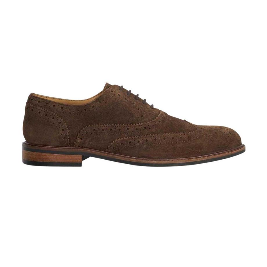 Baltics Scarpe Brogue Pelle Scamosciata