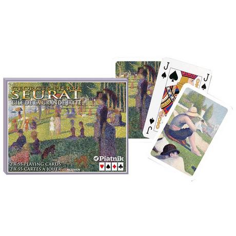 Piatnik  Designkarten Seurat - L´isle de la Grande Jatte 