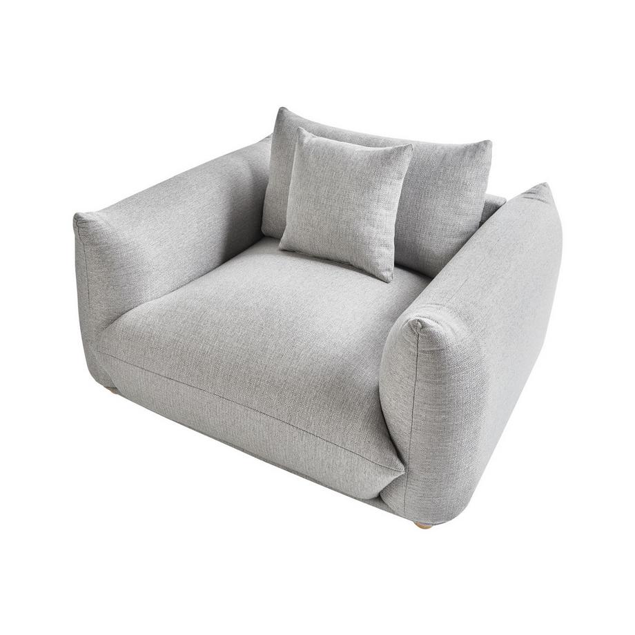 Beliani Sessel aus Stoff Glamourös LUVOS  