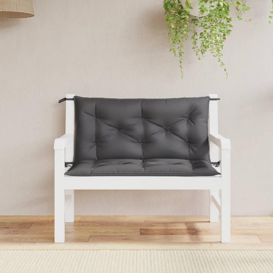 VidaXL cuscino per panca da giardino Tessuto  