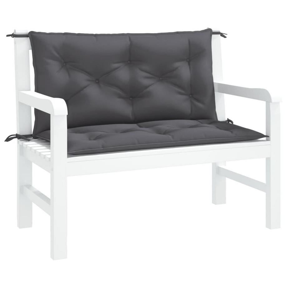 VidaXL cuscino per panca da giardino Tessuto  
